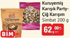 SİMBAT KURUYEMİŞ KARIŞIK PARTY-ÇİĞ KARIŞIM SİMBAT KURUYEMİŞ KARIŞIK PARTY-ÇİĞ KARIŞIM
